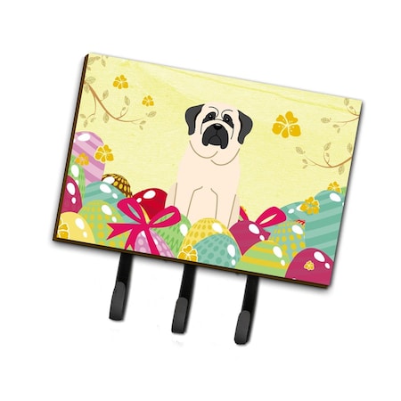 Carolines Treasures Easter Eggs Mastiff White Leash or Key Holder BB6017TH68
